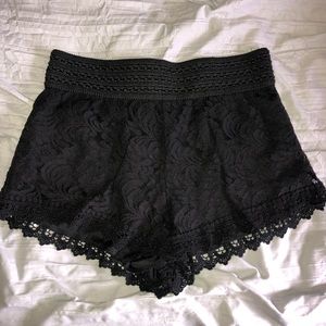 Lace Crochet Shorts